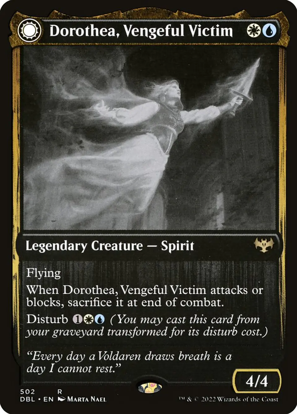 Dorothea, Vengeful Victim // Dorothea's Retribution 1