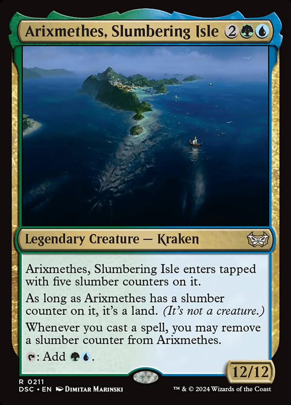 Arixmethes, Slumbering Isle 1