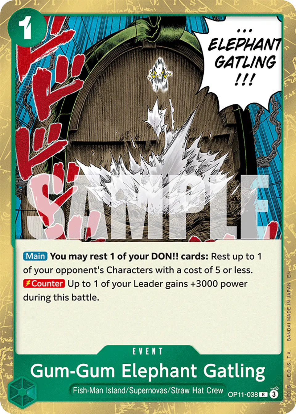Gum-Gum Elephant Gatling 1