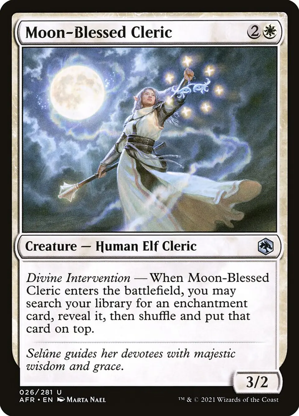 Moon-Blessed Cleric 1