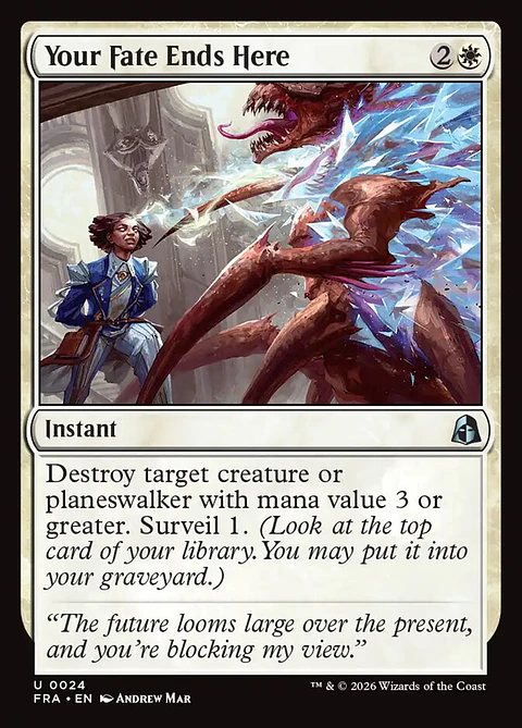 Your Fate Ends Here