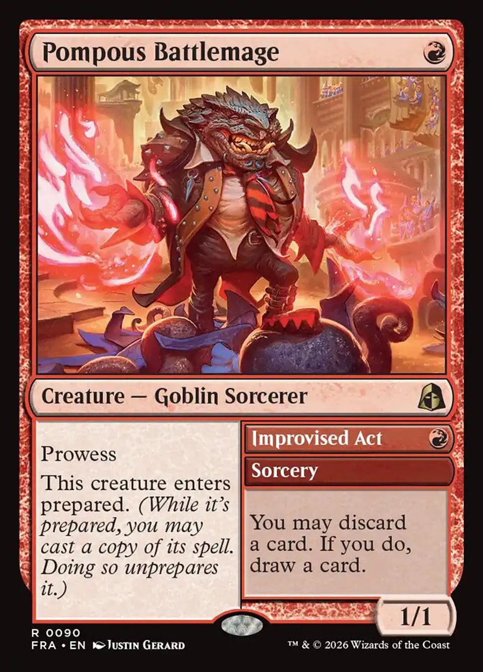 Pompous Battlemage // Improvised Act 1