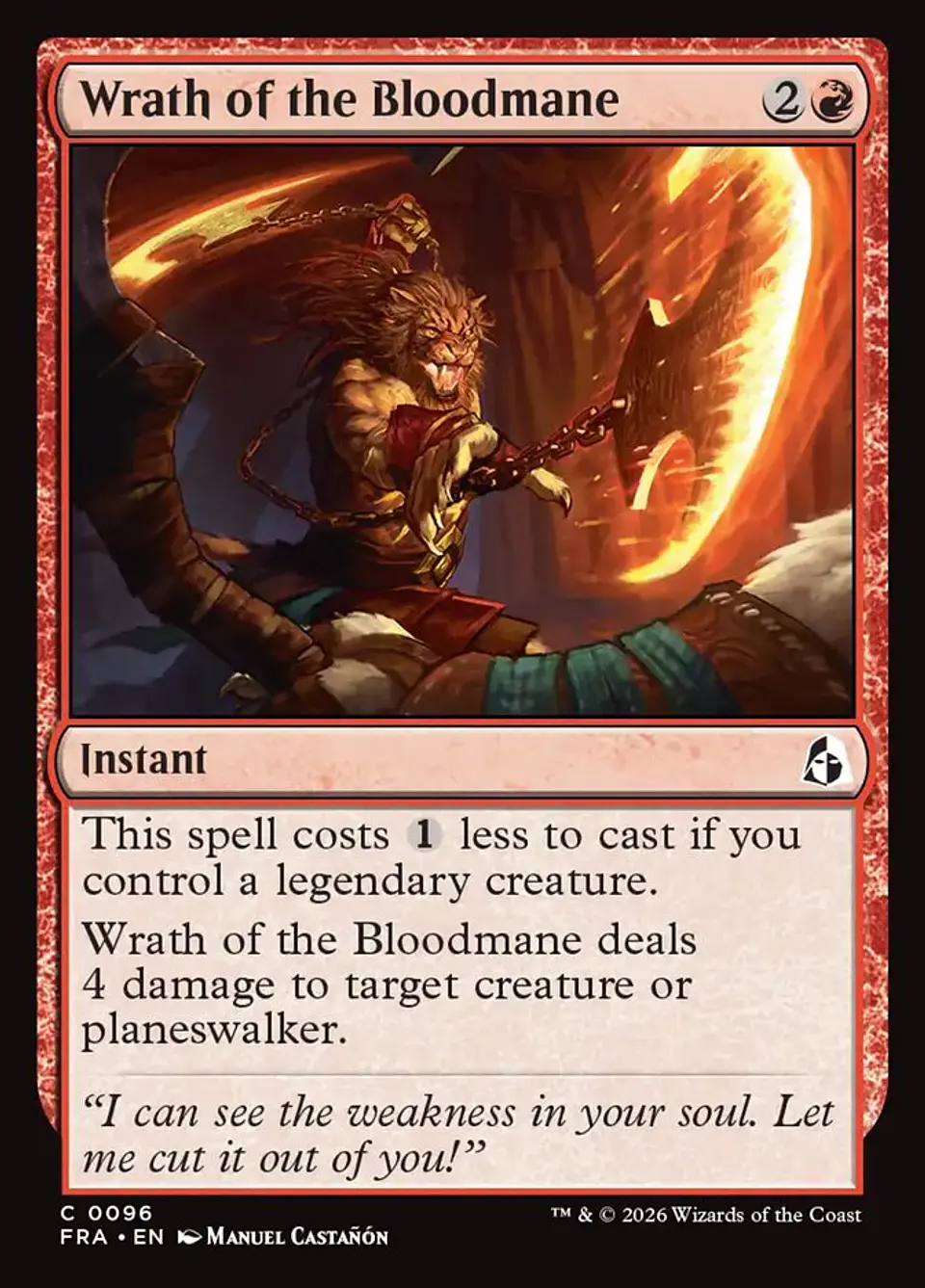 Wrath of the Bloodmane 1