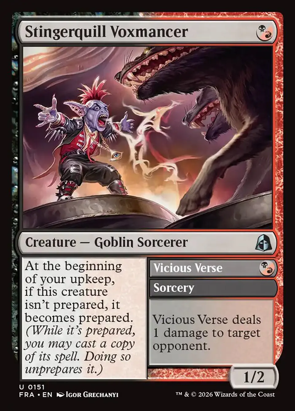 Stingerquill Voxmancer // Vicious Verse 1