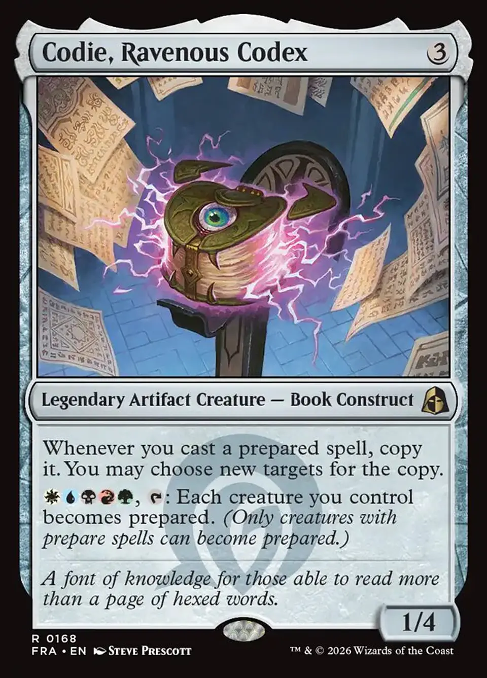 Codie, Ravenous Codex 1