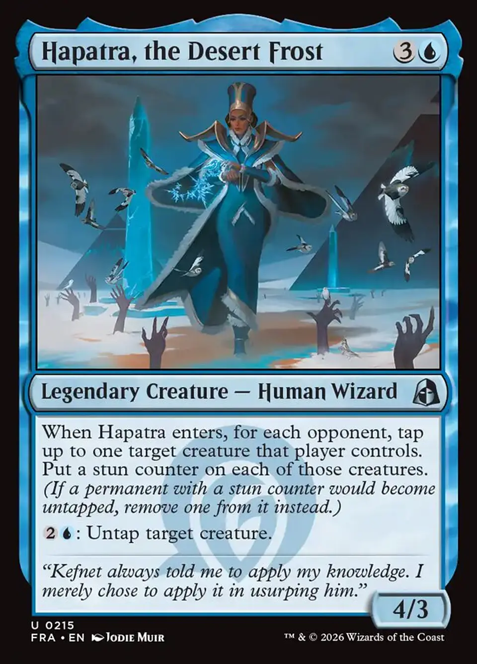 Hapatra, the Desert Frost 1