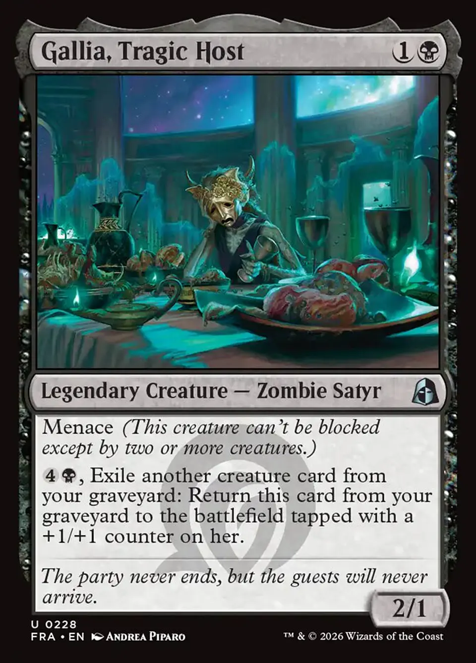 Gallia, Tragic Host 1