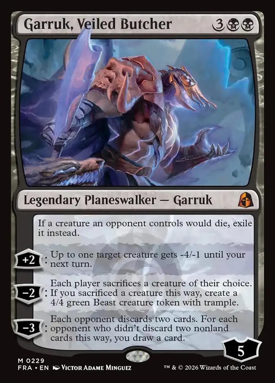 Garruk, Veiled Butcher 1