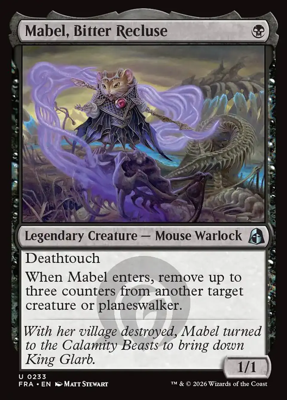 Mabel, Bitter Recluse 1