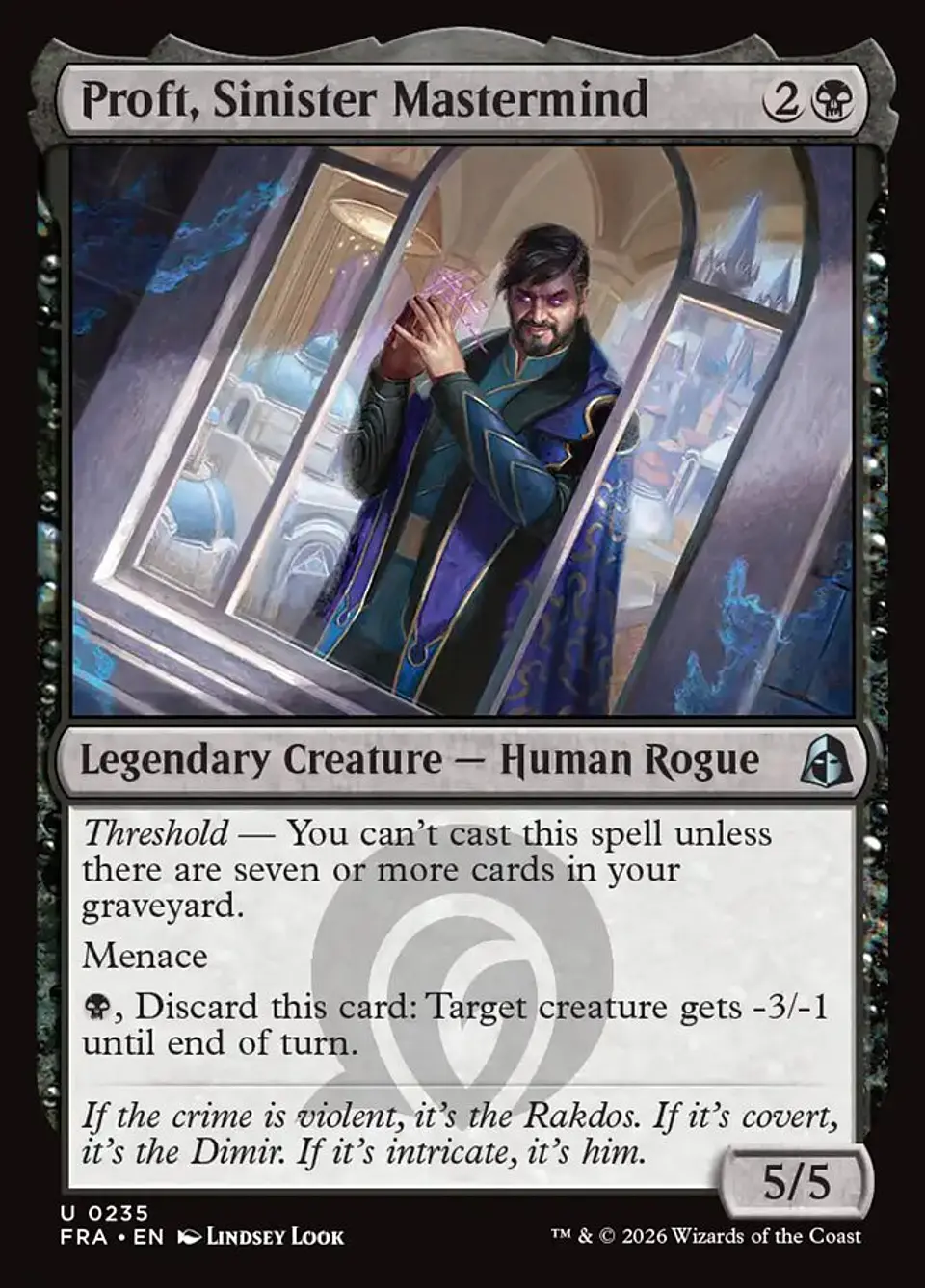 Proft, Sinister Mastermind 1
