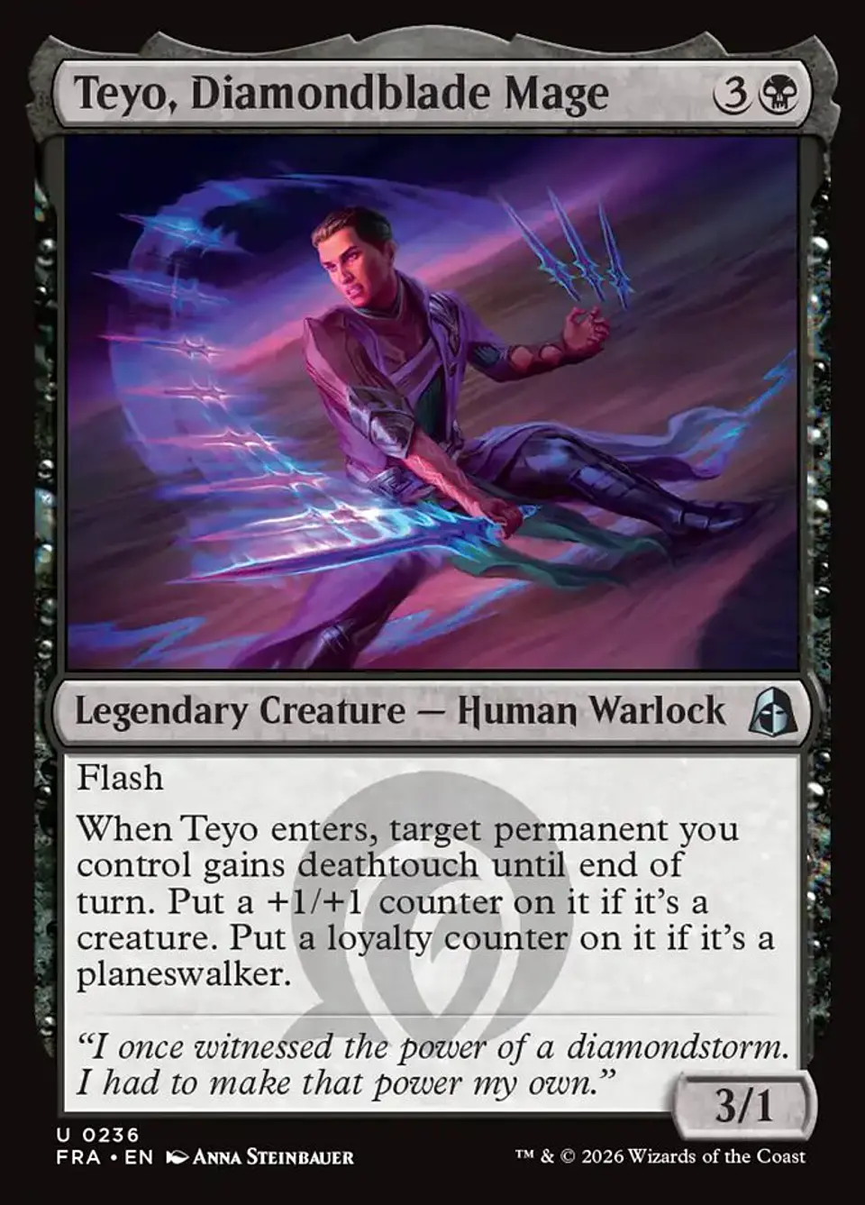 Teyo, Diamondblade Mage 1