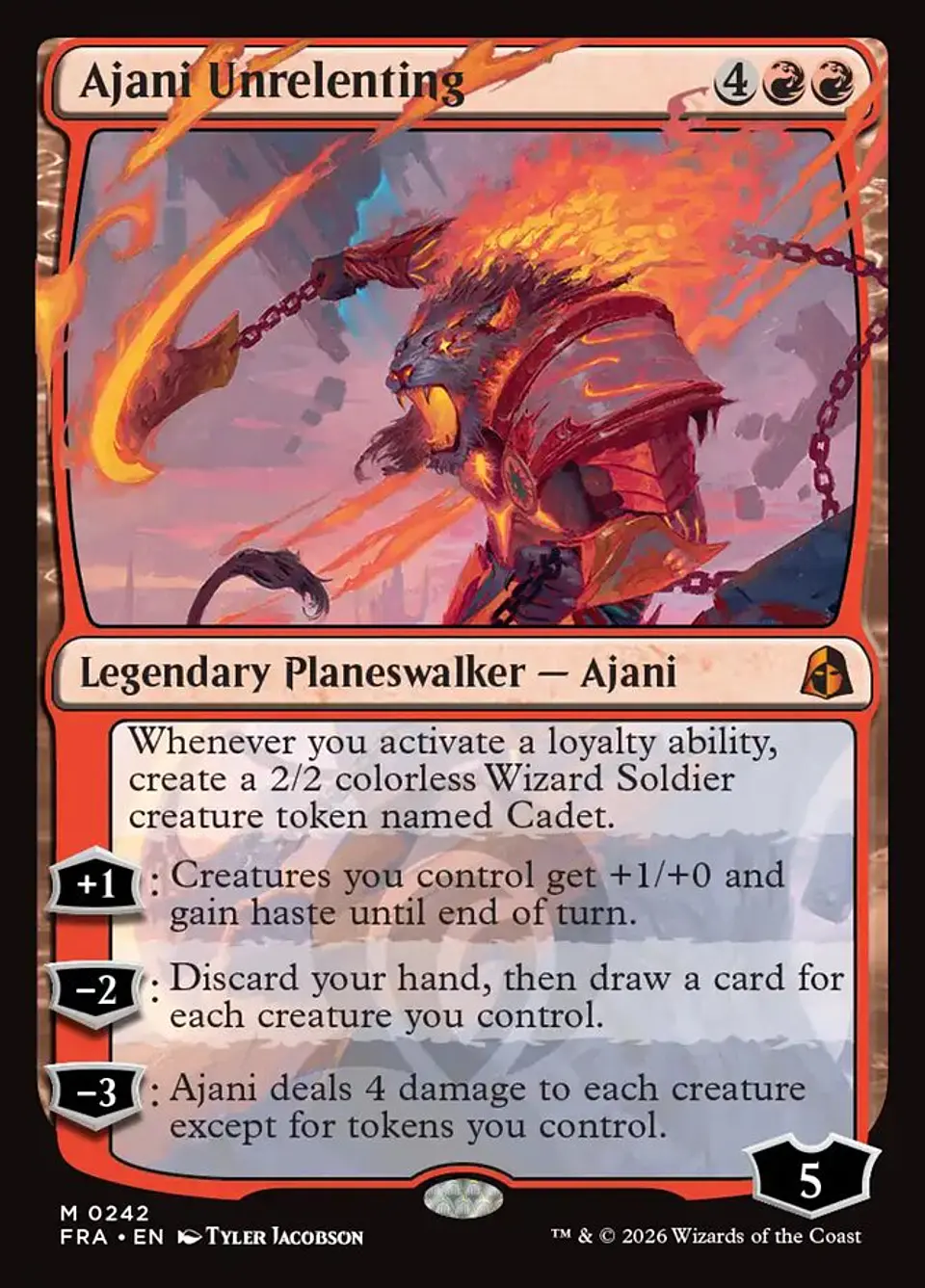 Ajani Unrelenting 1