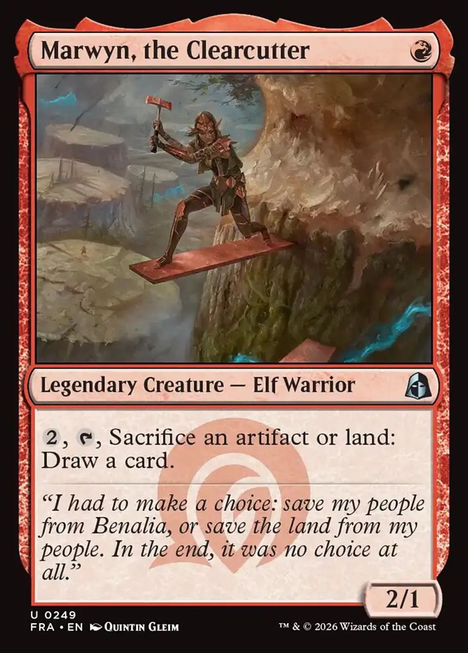 Marwyn, the Clearcutter 1