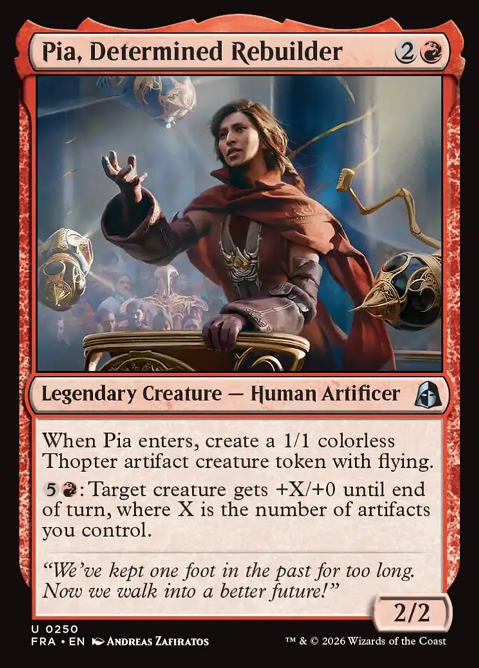 Pia, Determined Rebuilder 1