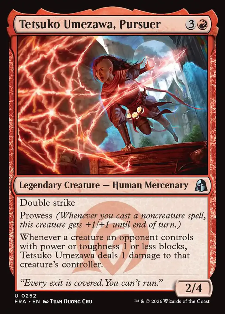 Tetsuko Umezawa, Pursuer 1