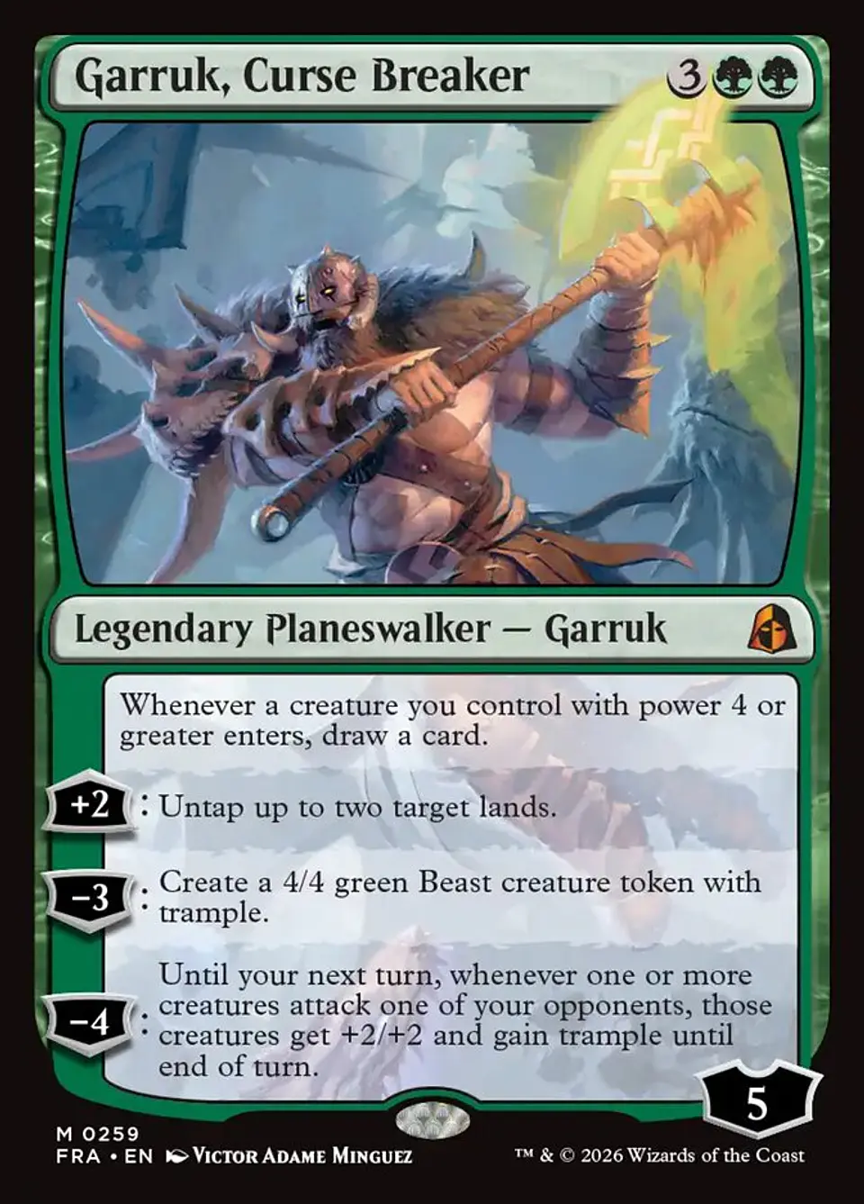 Garruk, Curse Breaker 1