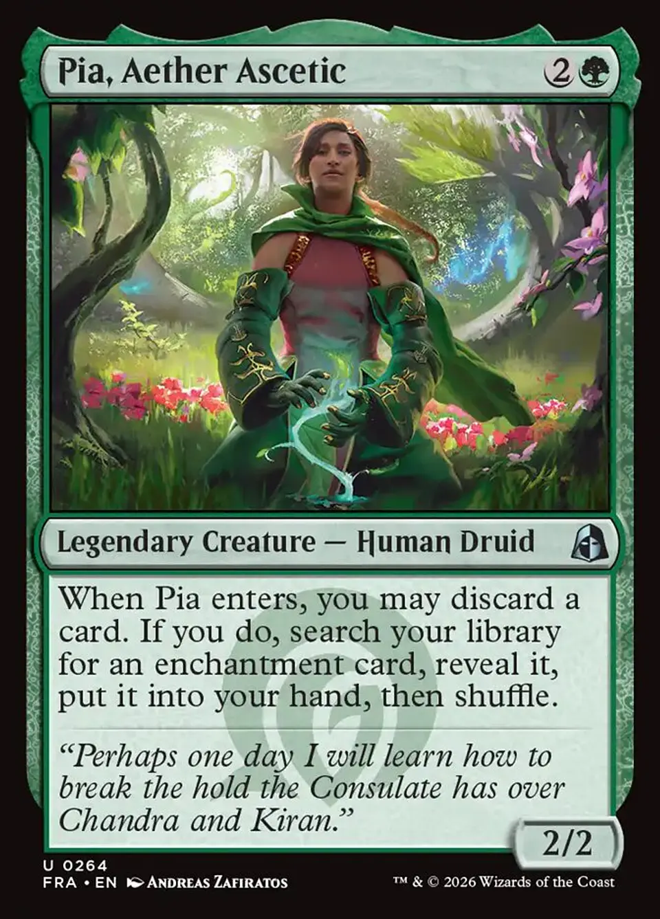 Pia, Aether Ascetic 1