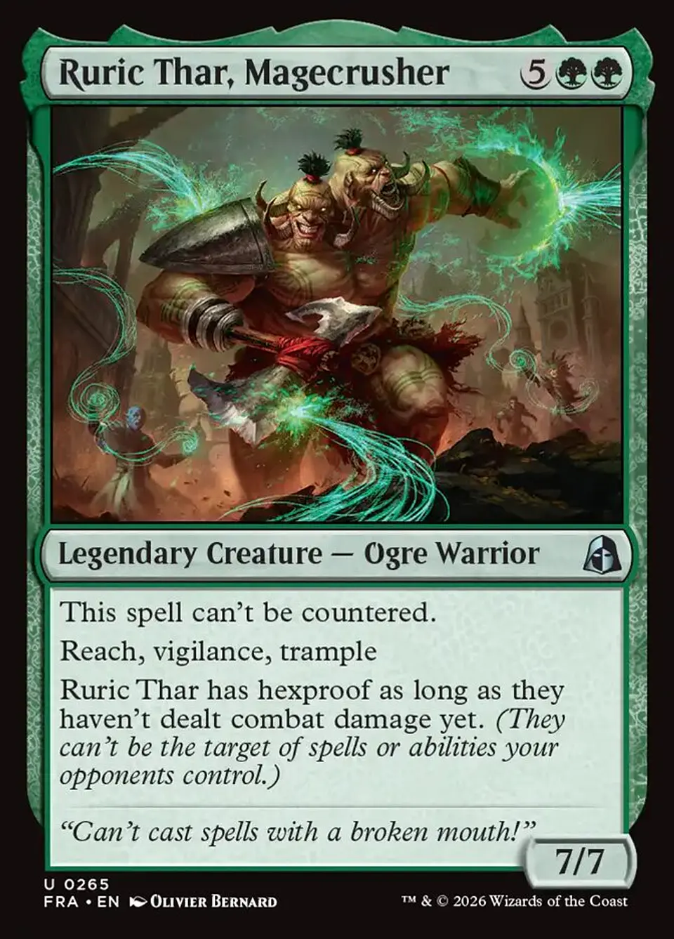 Ruric Thar, Magecrusher 1