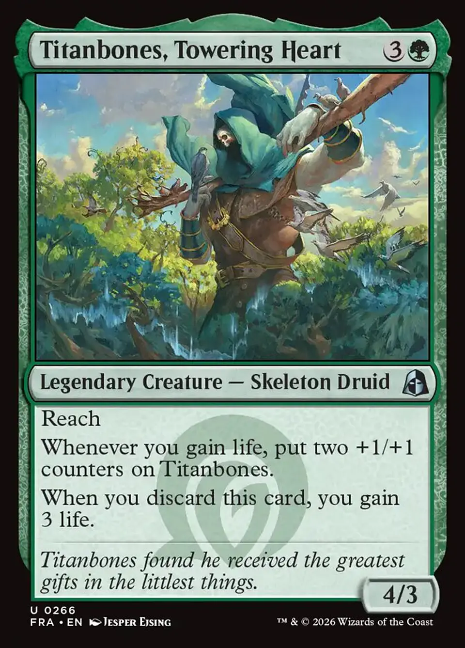 Titanbones, Towering Heart 1