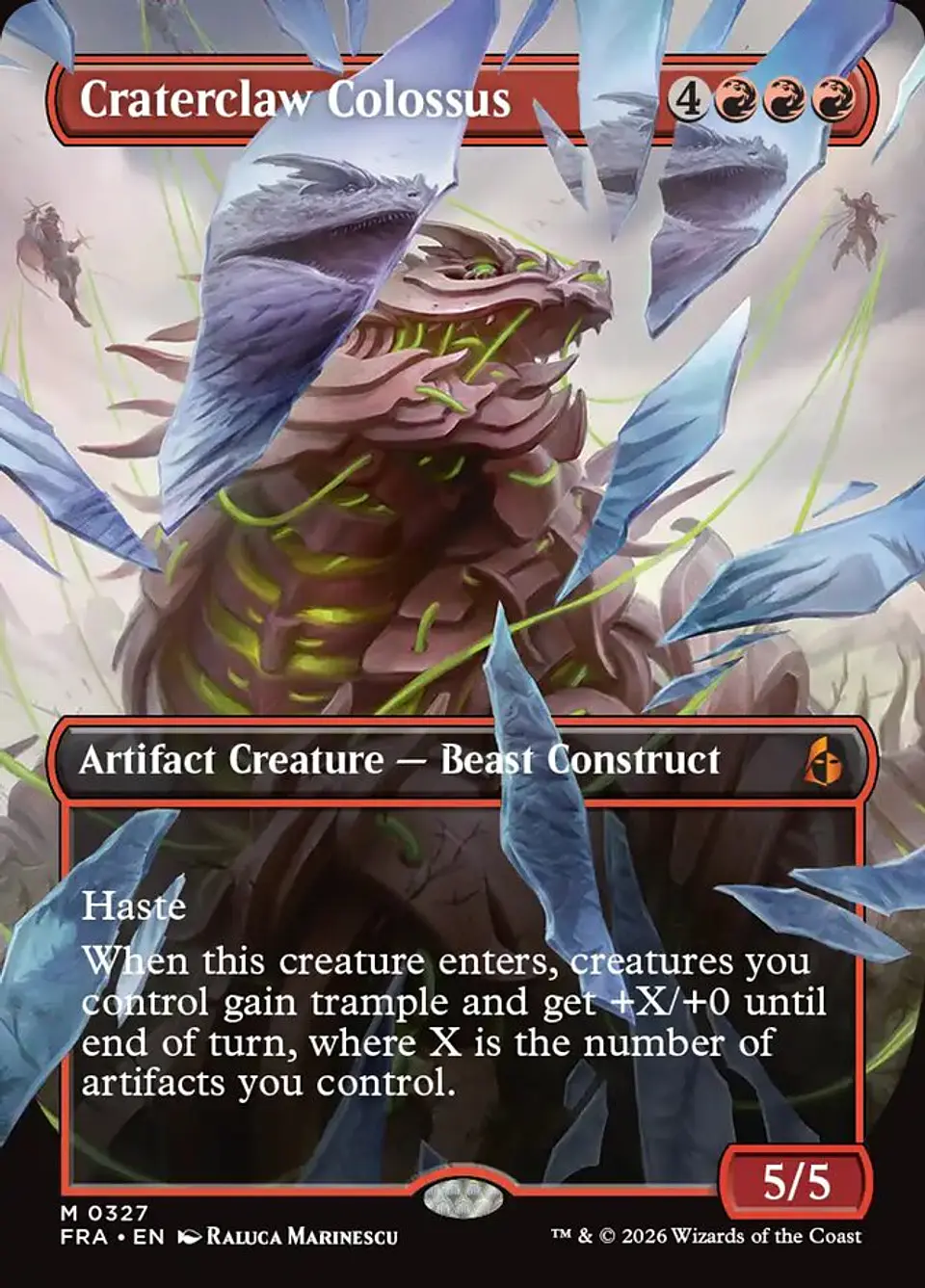 Craterclaw Colossus (Borderless) 1