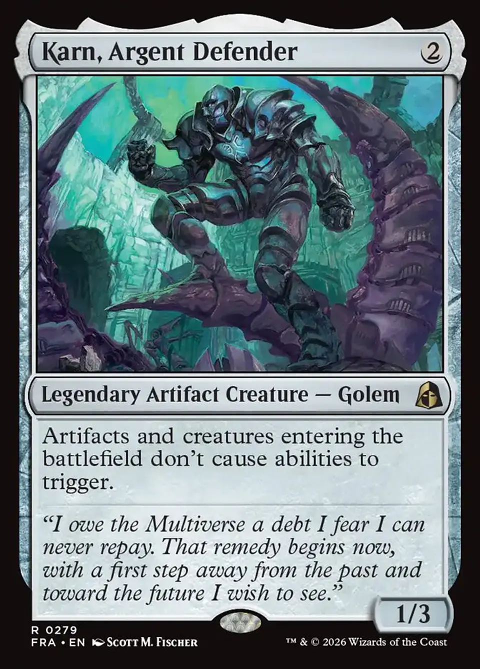 Karn, Argent Defender 1
