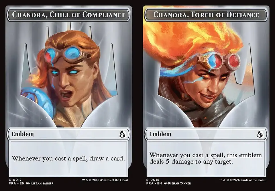 Chandra, Chill of Compliance Emblem // Chandra, Torch of Defiance Emblem 1