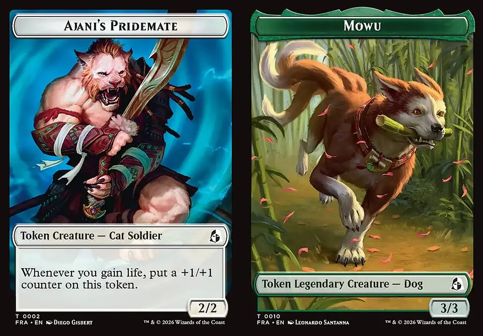 Ajani's Pridemate // Mowu 1