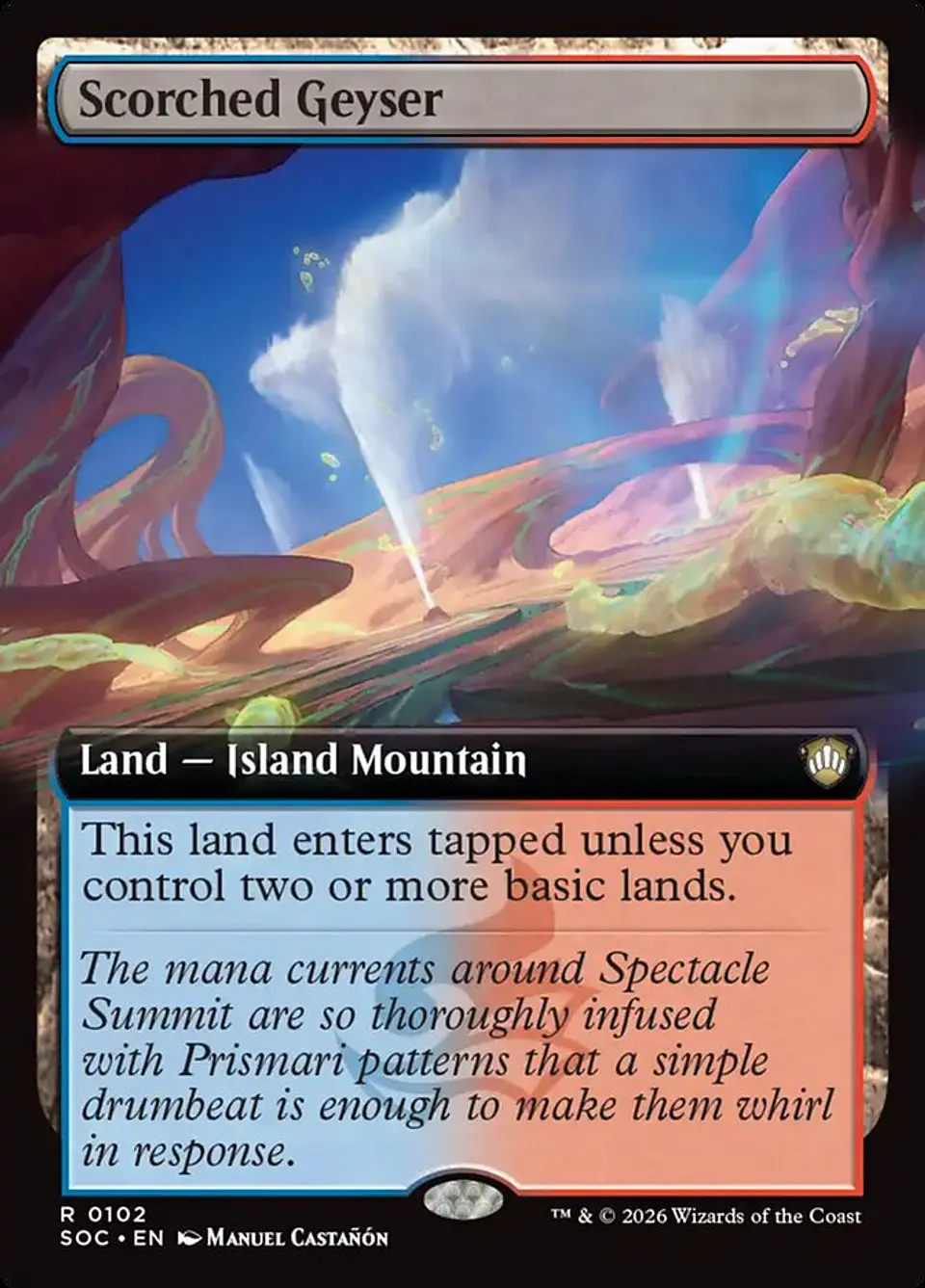 Scorched Geyser (Extended Art) 1