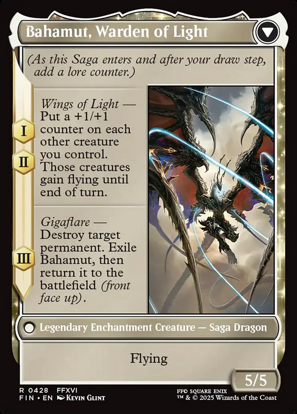 Dion, Bahamut's Dominant // Bahamut, Warden of Light (Extended Art) 2