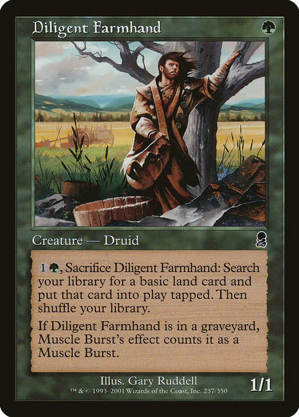 Diligent Farmhand (Retro Frame) 1
