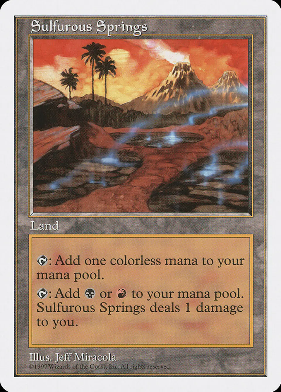 Sulfurous Springs (Retro Frame) 1