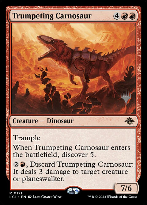 Trumpeting Carnosaur (Promo Pack)
