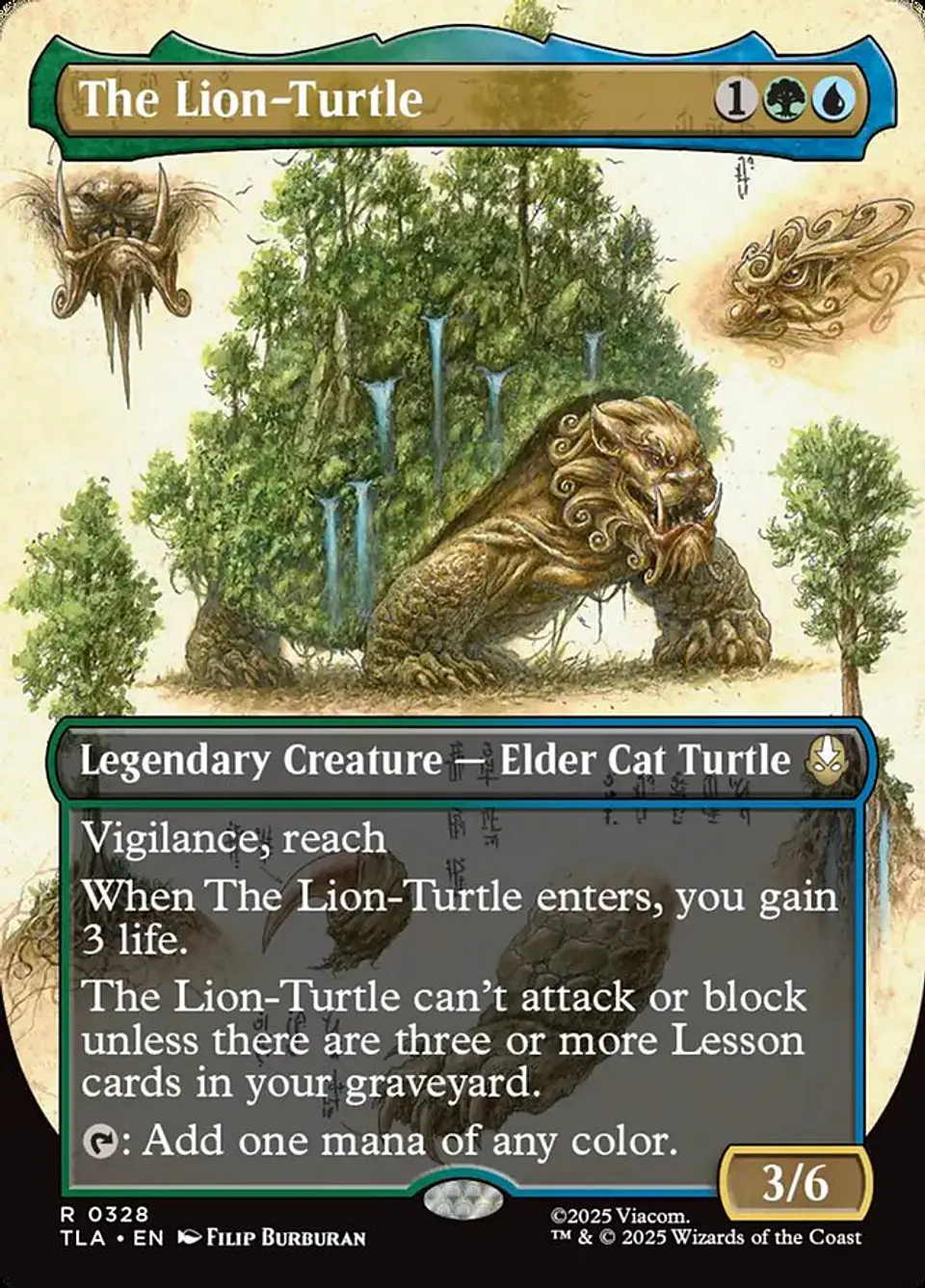 The Lion-Turtle (Borderless) 1