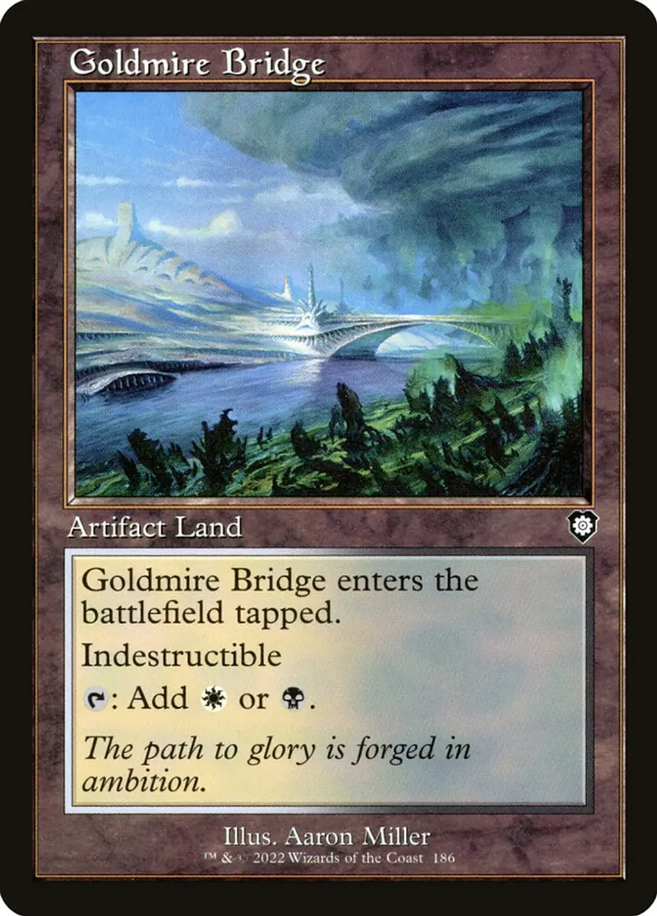 Goldmire Bridge (Retro Frame) 1