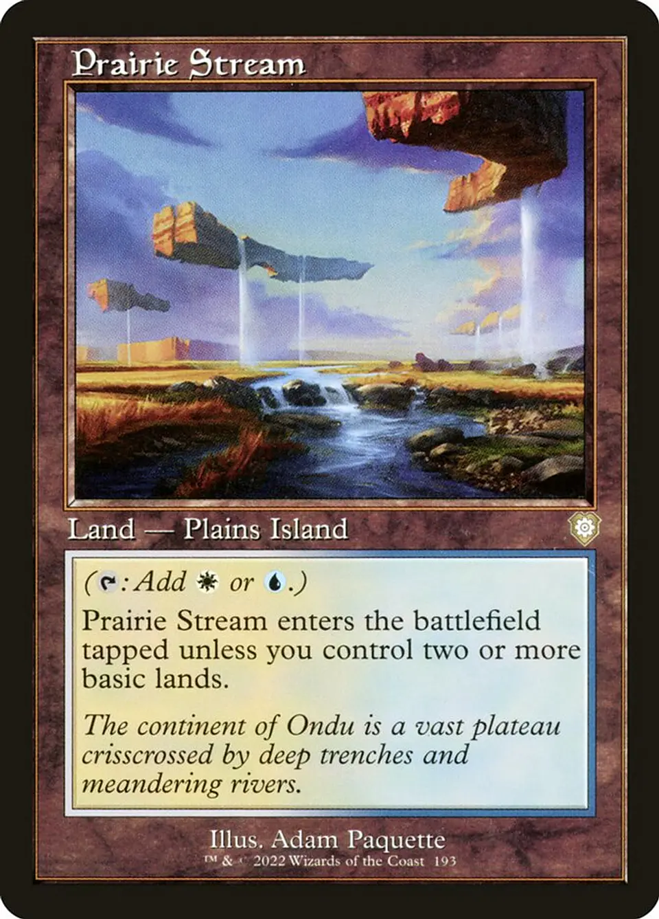 Prairie Stream (Retro Frame) 1