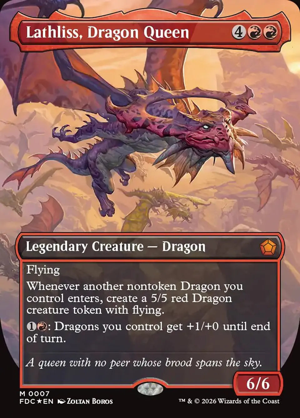 Lathliss, Dragon Queen (Borderless) 1