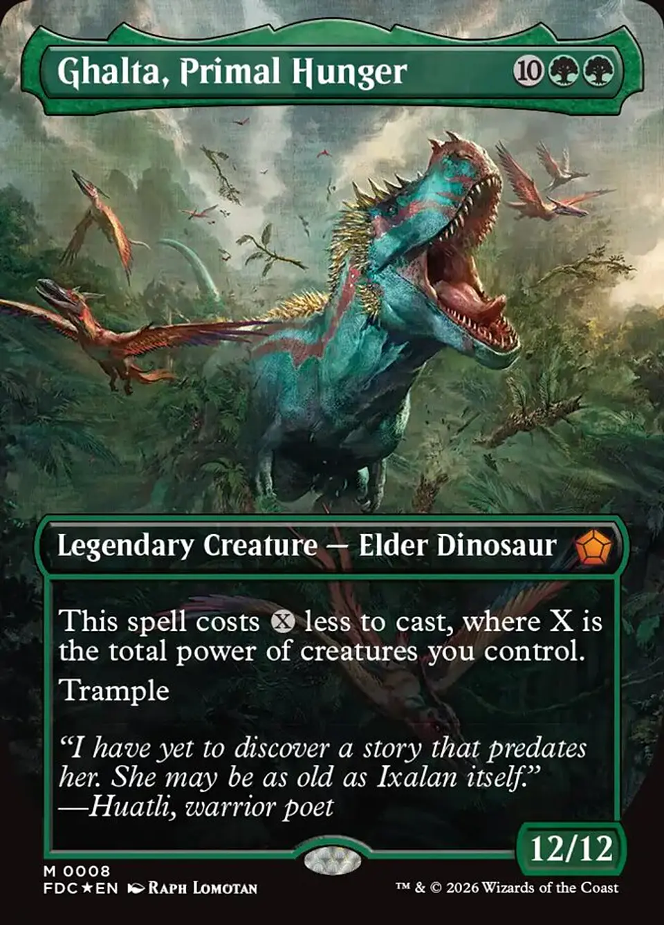 Ghalta, Primal Hunger (Borderless) 1