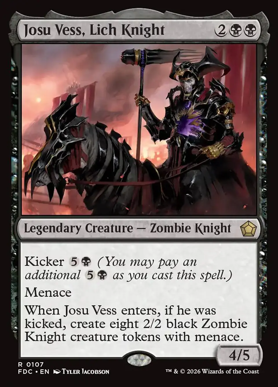 Josu Vess, Lich Knight 1