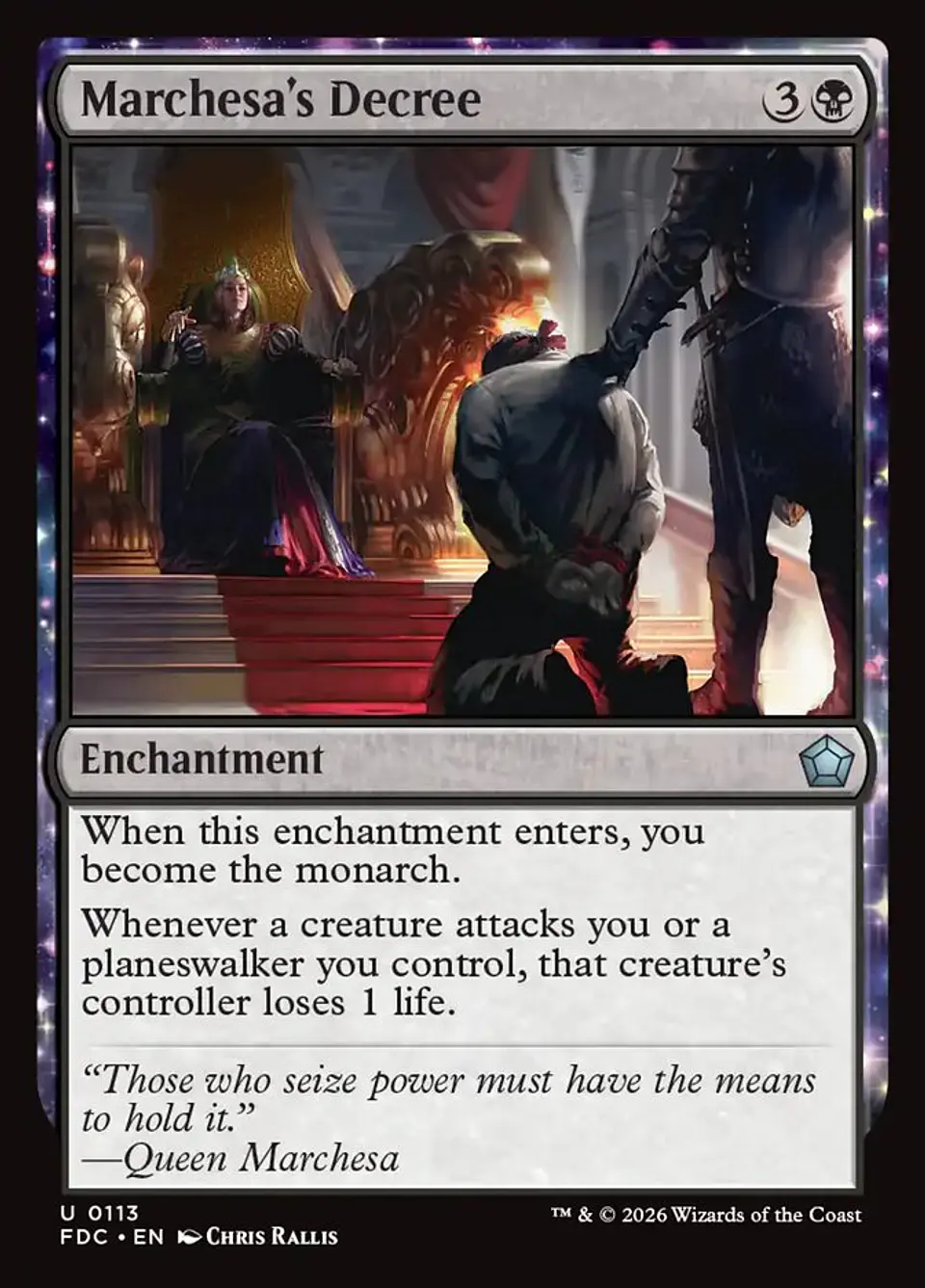 Marchesa's Decree 1