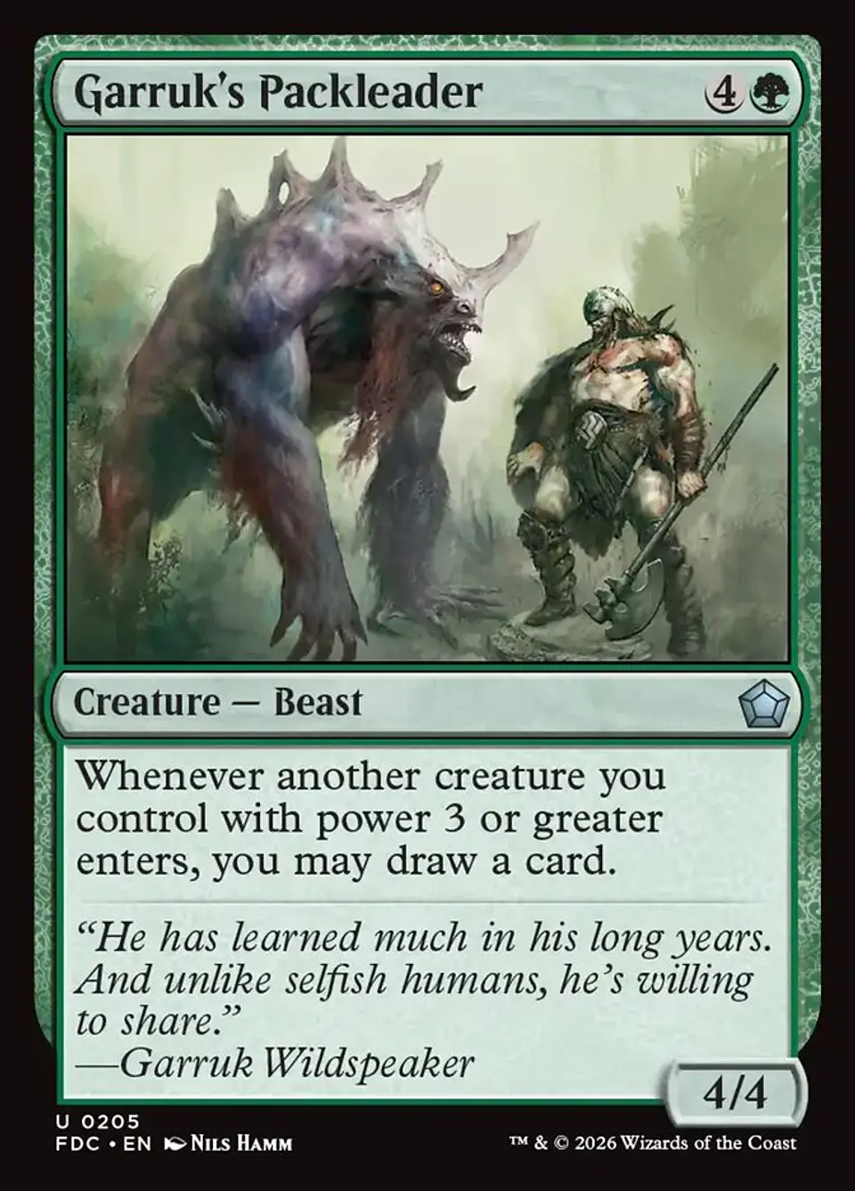 Garruk's Packleader 1