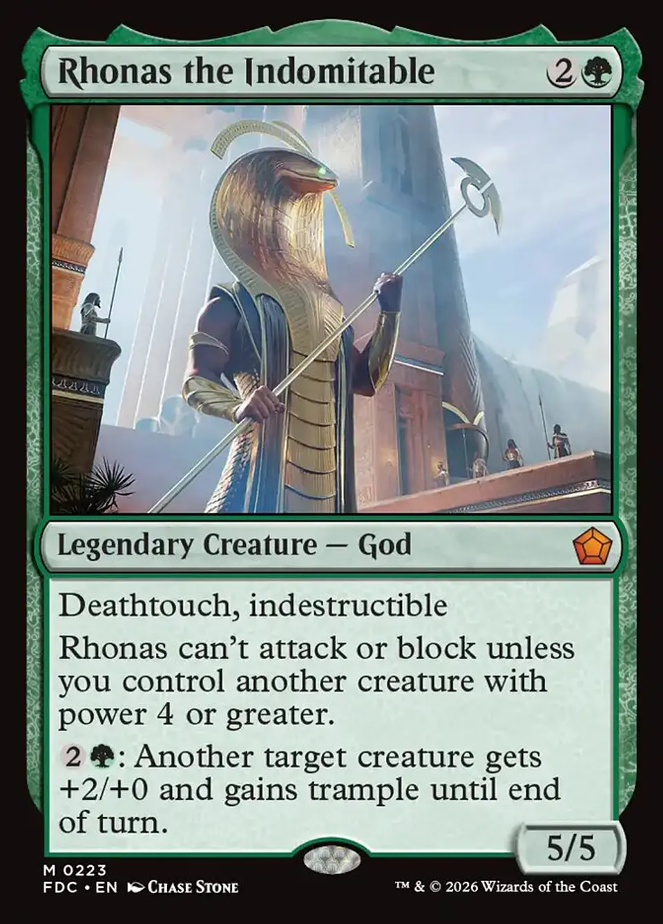 Rhonas the Indomitable 1