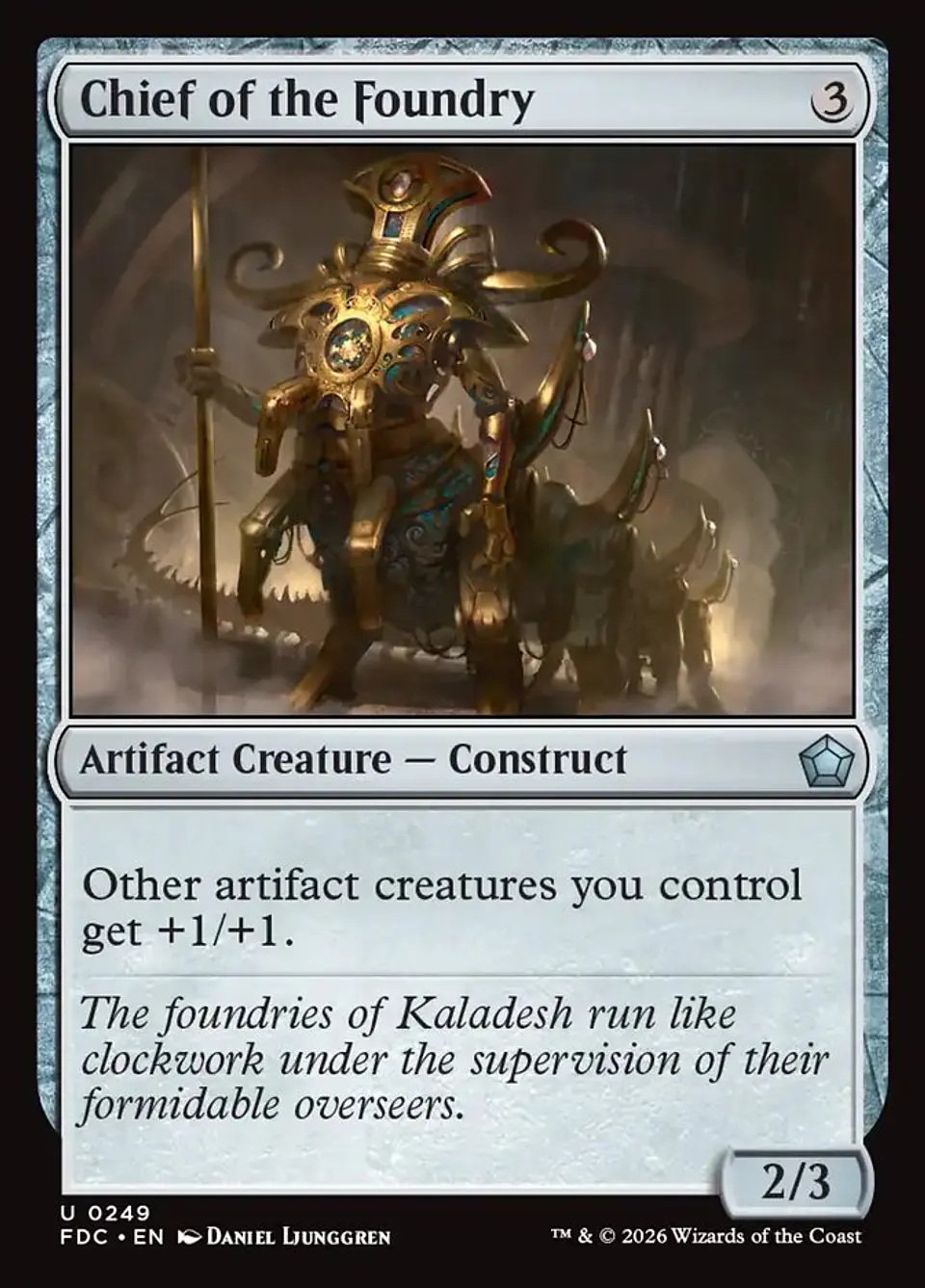 Chief of the Foundry 1