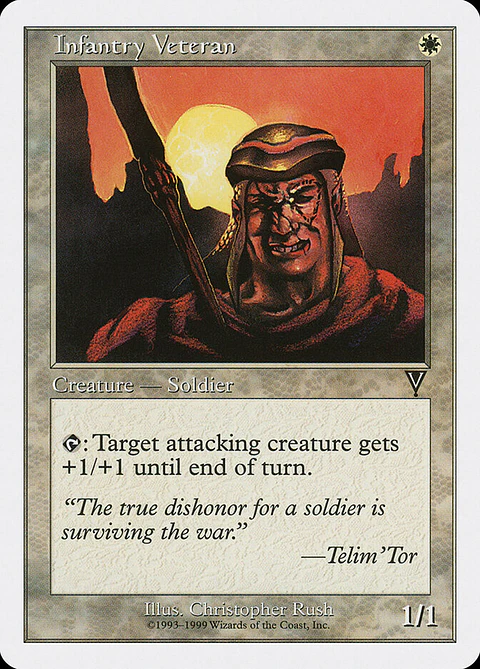 Infantry Veteran (Retro Frame)