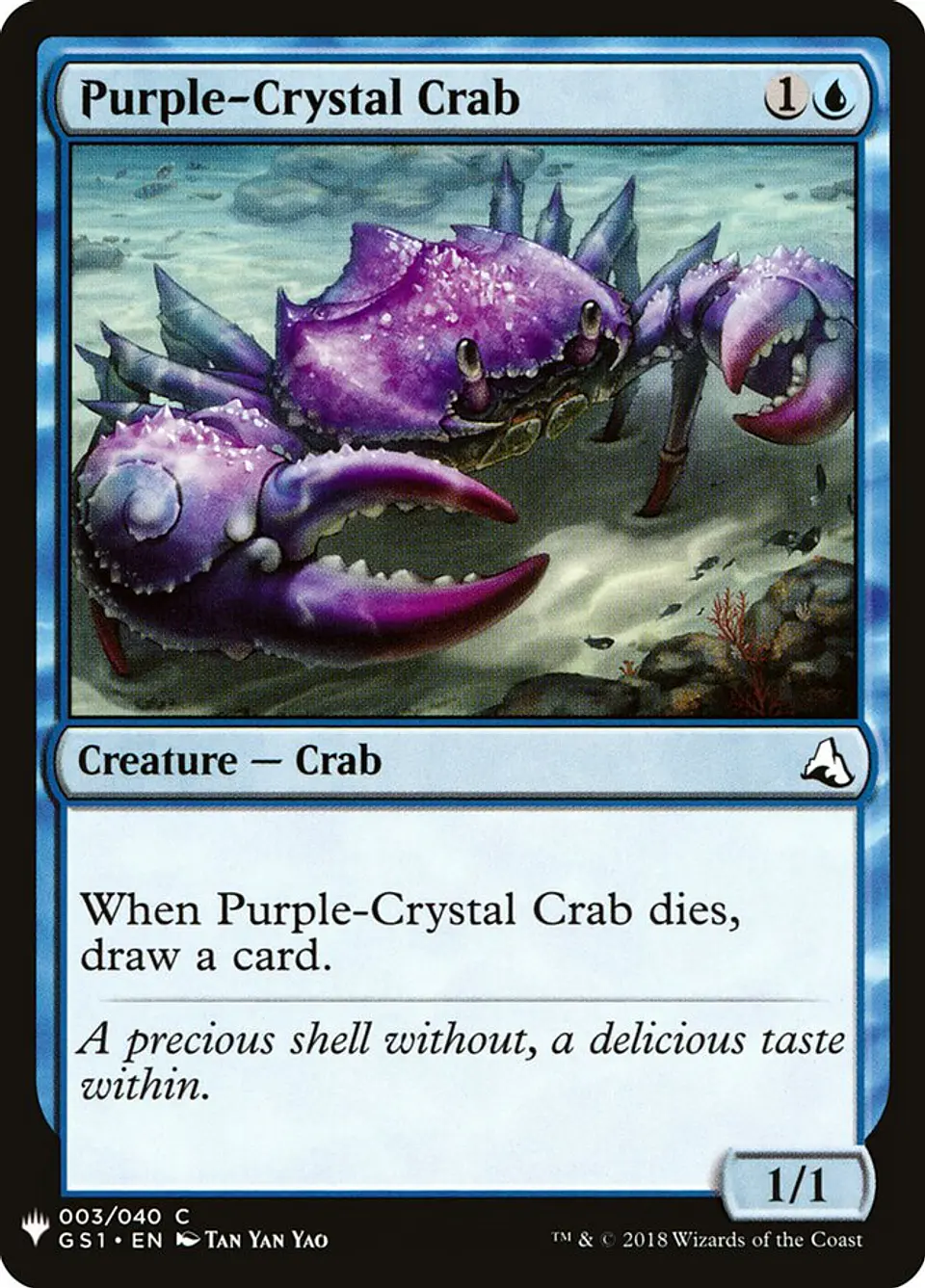 Purple-Crystal Crab (The List) 1