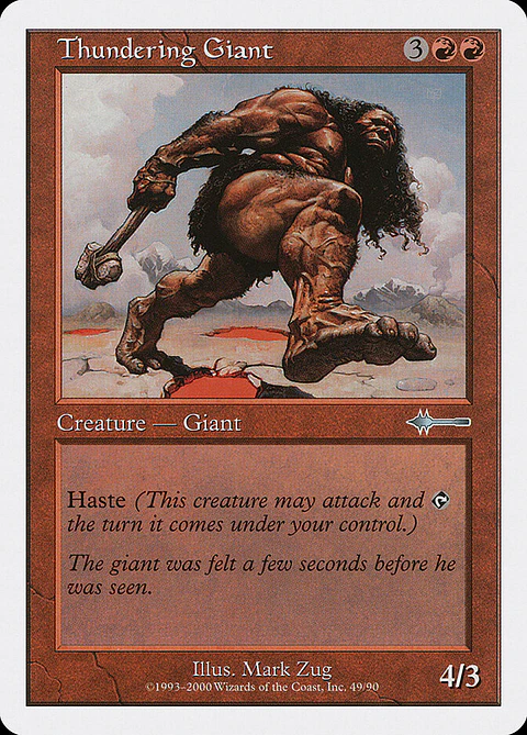 Thundering Giant (Retro Frame)