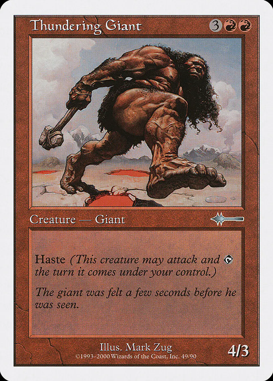 Thundering Giant (Retro Frame) 1