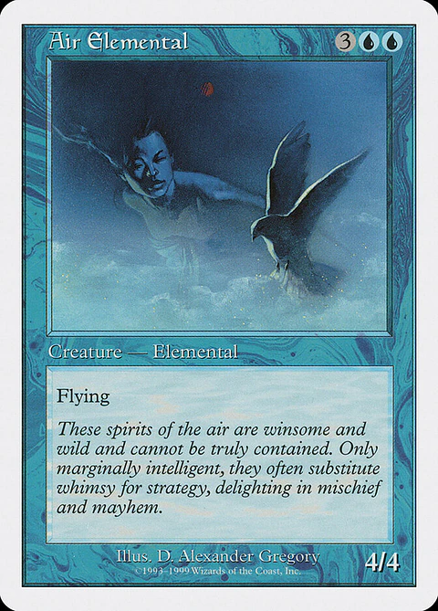 Air Elemental (Retro Frame)