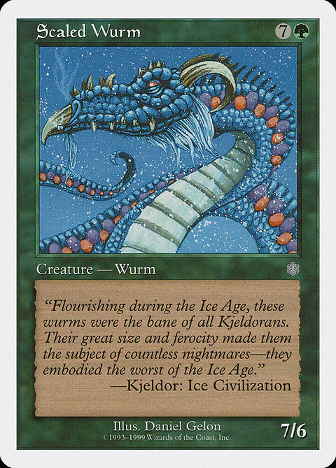 Scaled Wurm (Retro Frame)