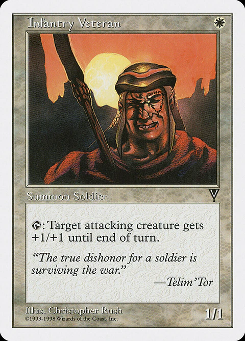 Infantry Veteran (Retro Frame)
