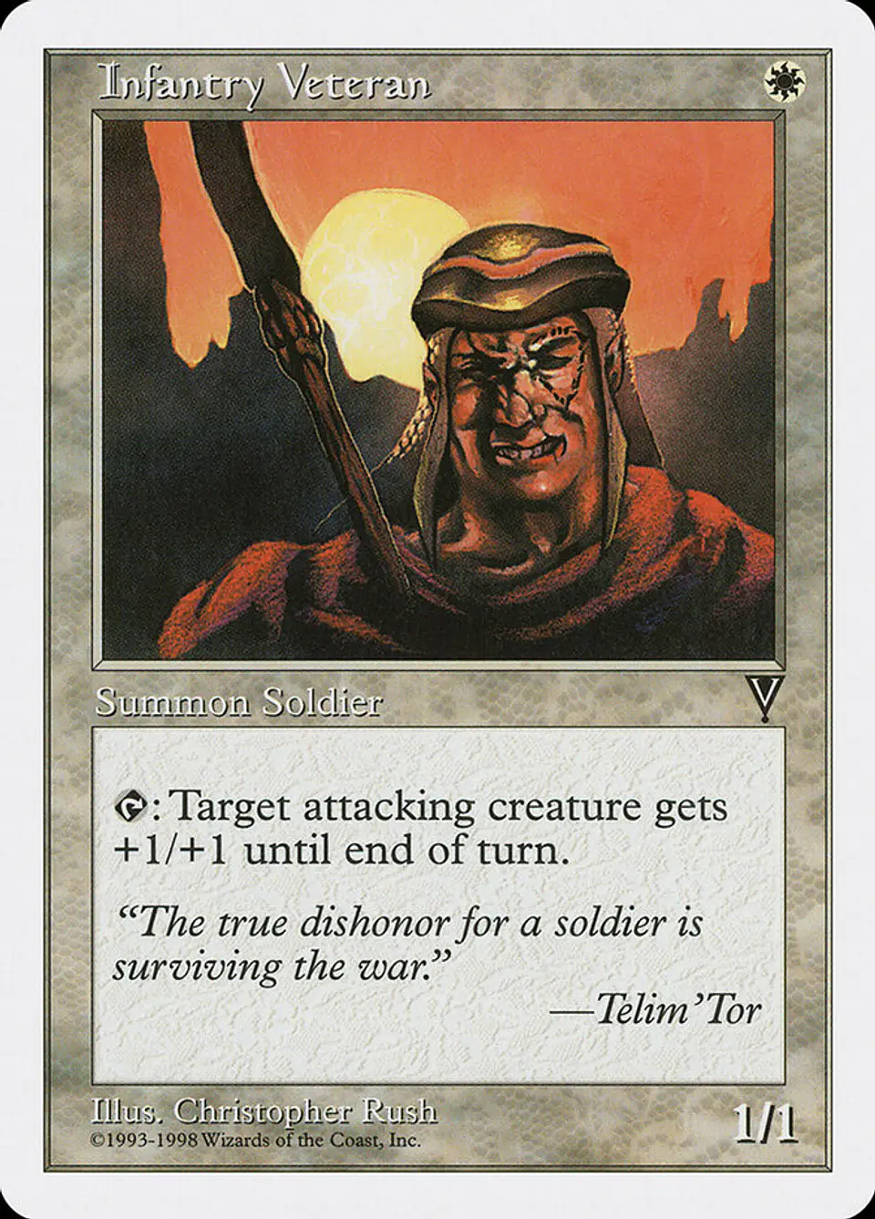 Infantry Veteran (Retro Frame) 1
